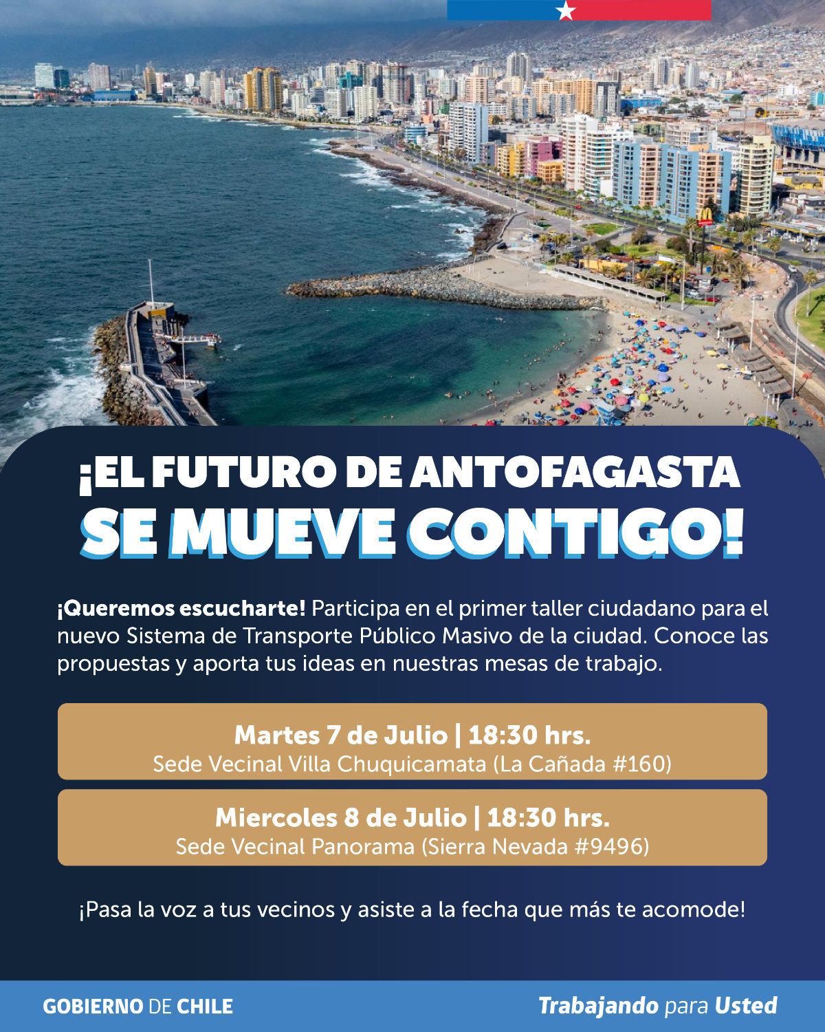 Imagen del proyecto Transporte Publico Masivo Antofagasta